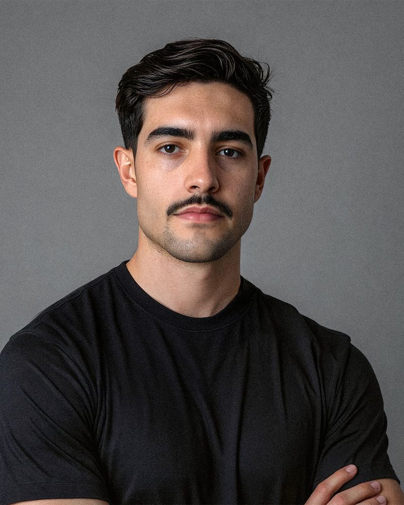 Portrait of Michael Ibar, co-founder of Scauros